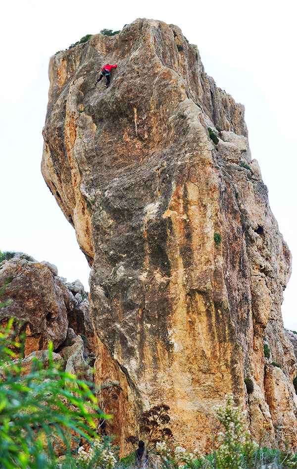 Klettergebiet Tower of Power auf Gozo